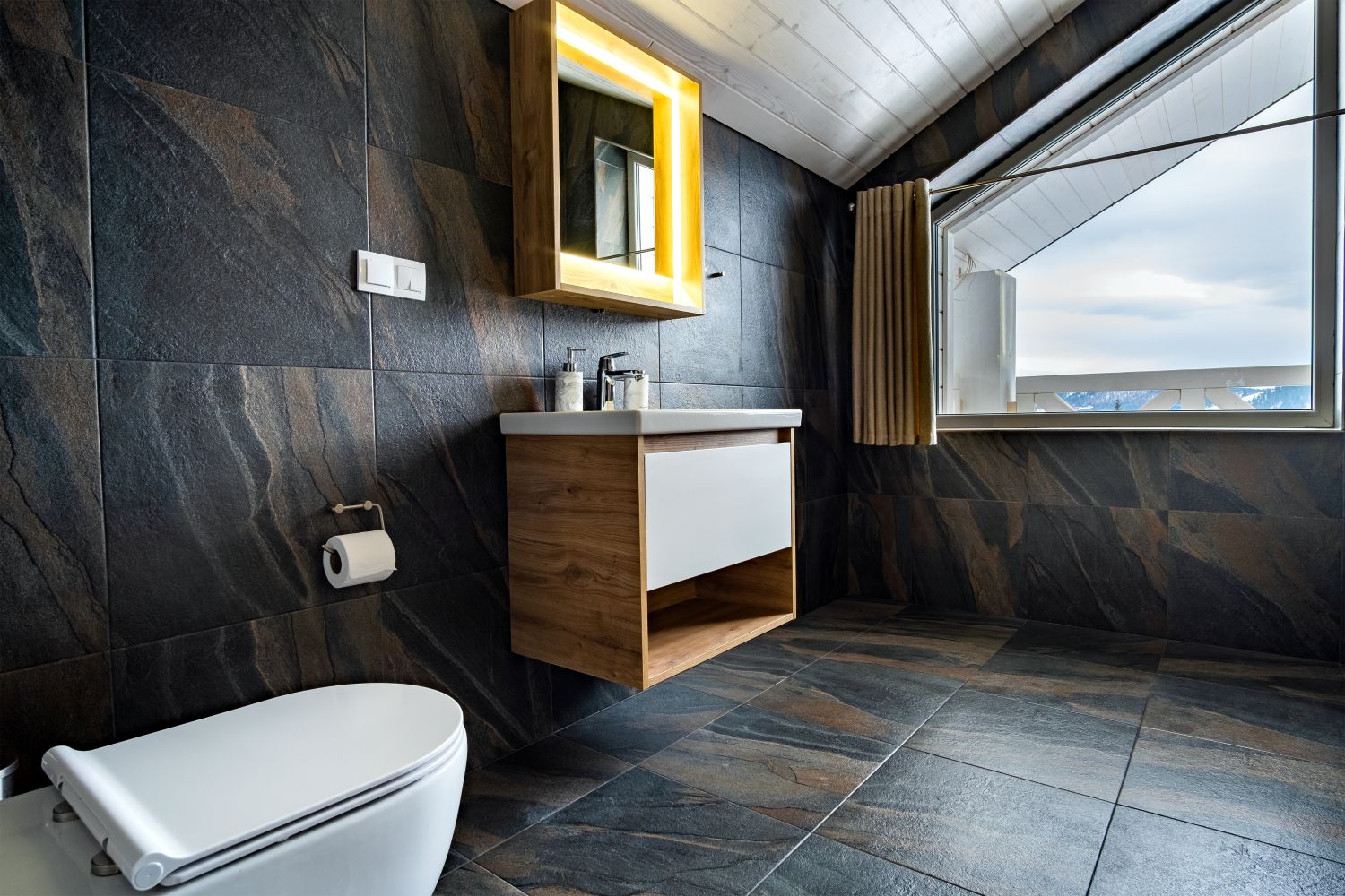 Bathroom flooring materials
