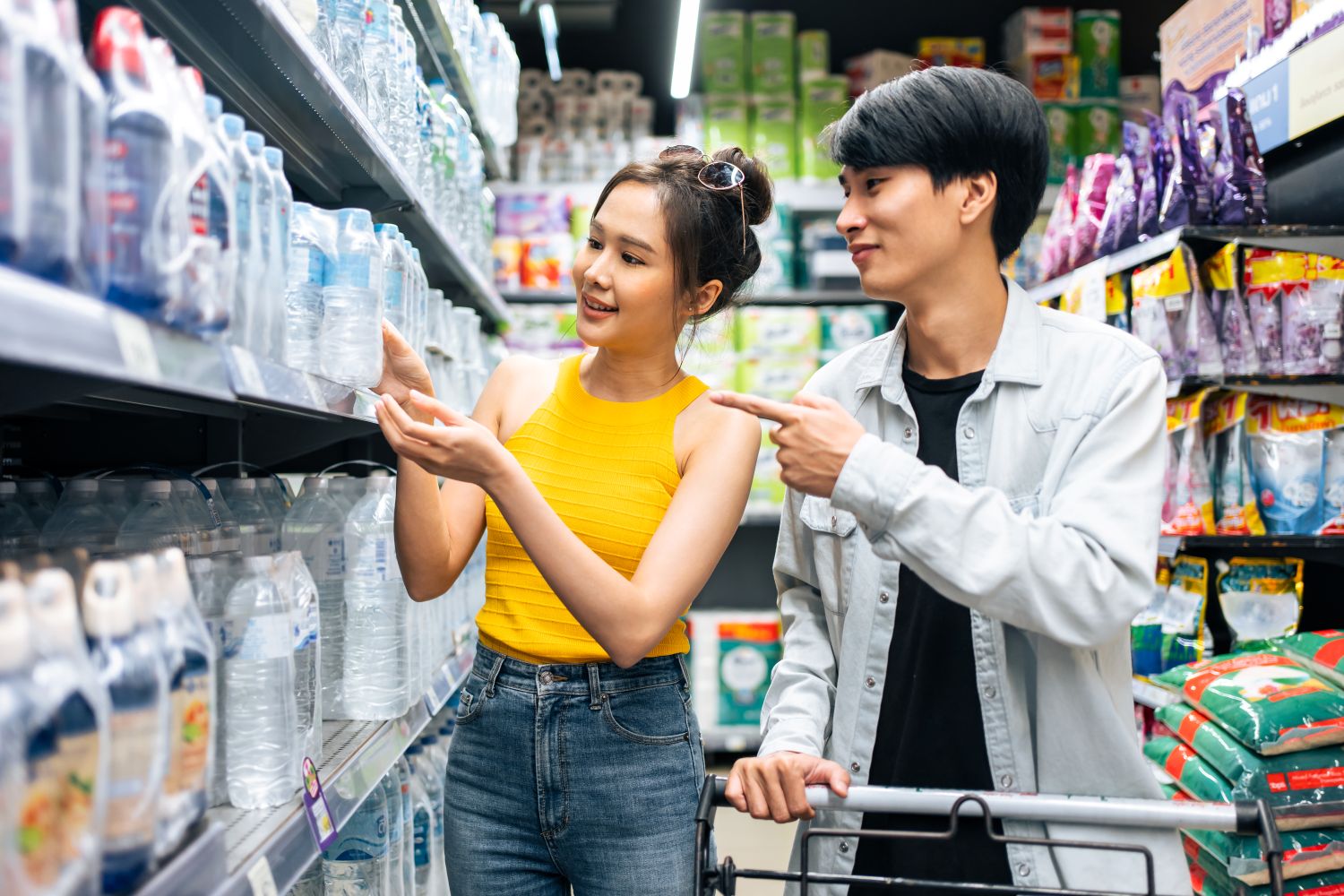 Buying household supplies